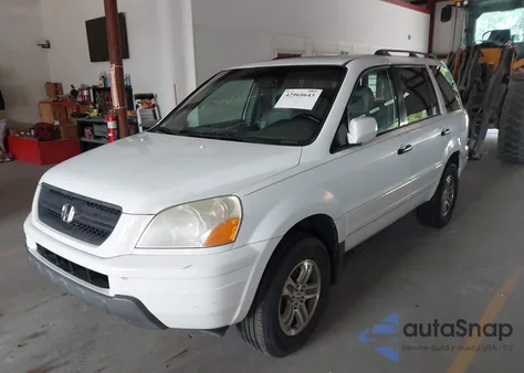 2005 Honda Pilot Ex-L from USA, damaged, VIN 5FNYF18505B043379